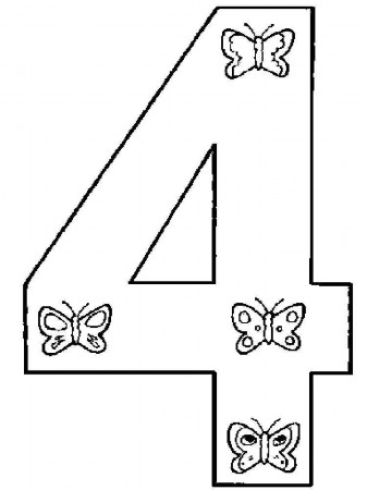 123 Numbers coloring pages