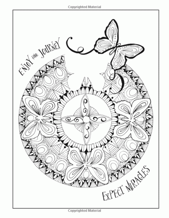 Inkspirations for Recovery: A Coloring Companion that Celebrates and  Supports Living One Day at a Time | Mandala coloring pages, Butterfly coloring  page, Quote coloring pages