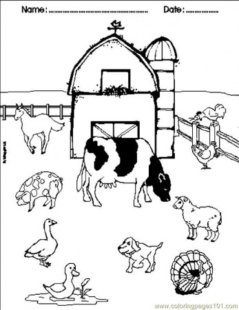 free farm animal coloring pages cow animals - Gianfreda.net