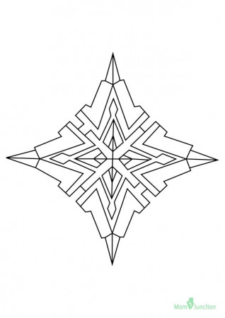 Diamond-Geometric-shape-16 | Shape coloring pages, Geometric ...