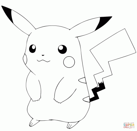 Pikachu coloring pages | Free Printable Pictures