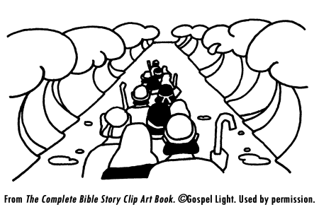 9 Images of God Parting The Sea Of Red Coloring Page - Moses and ...