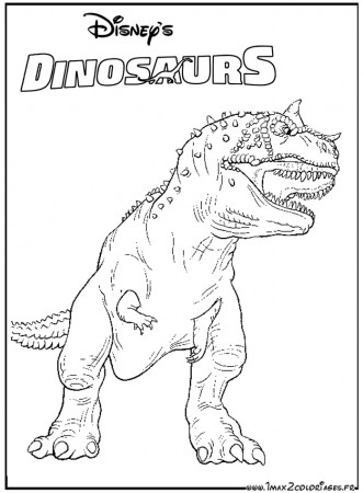 Carnotaurus Coloring Page 1