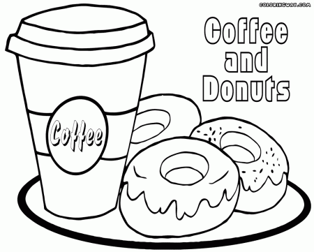 Coffee coloring pages | Coloring pages to download and print