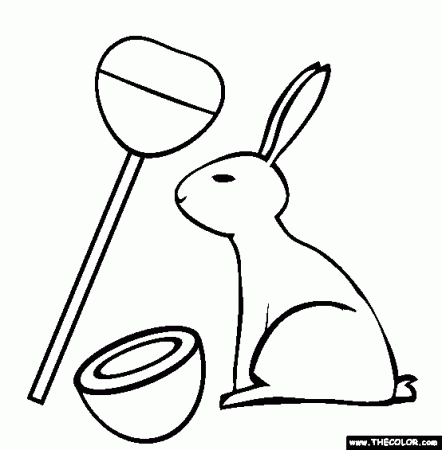 Easter Candy Coloring Page | Color Easter Candy