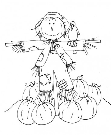 Coloring Pages: Scarecrow Coloring Pages Scarecrow Coloring Page ...
