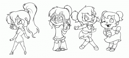 13 Pics of Chipettes Coloring Pages For Print - Chipettes Coloring ...