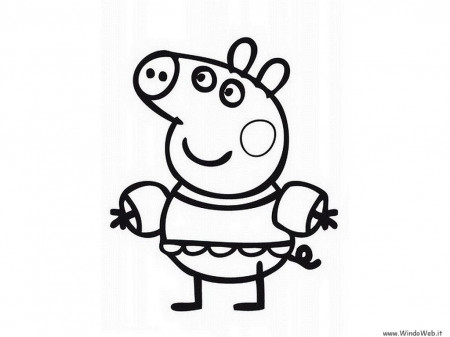 Peppa Pig Colouring Pages Birthday Peppa Pig Coloring Pages Peppa ...