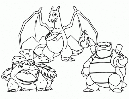 Cartoon ~ Printable Pokemon Coloring Pages Charizard ~ Coloring Tone