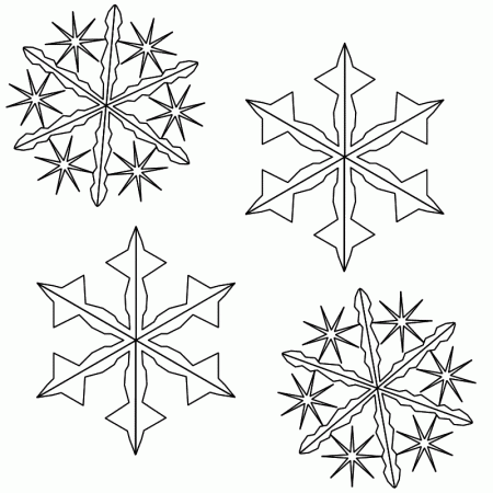Snowflake Coloring Pages | Free Coloring Pages