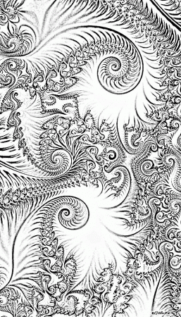 fractals | coloring pages | Pinterest | Fractals, Black And White ...