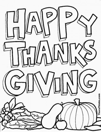 Thanksgiving Coloring Sheets Online - Coloring