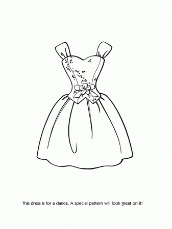 13 Pics of Barbie Clothes Coloring Pages - Barbie Fashion Coloring ...