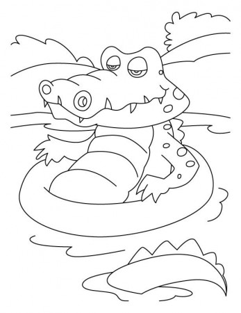 Crocodiles Coloring Pages For Kids | Cooloring.com