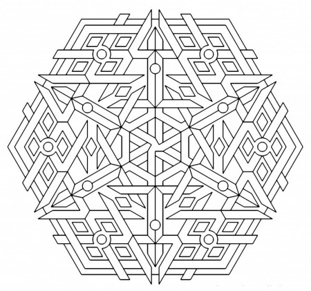 10 Pics of Free Geometric Coloring Pages - Geometric Mandala ...