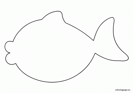 Best Photos of Fish Outline Printable - Printable Fish Outline ...