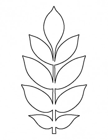 1000+ ideas about Leaf Template | Templates, Flower ...