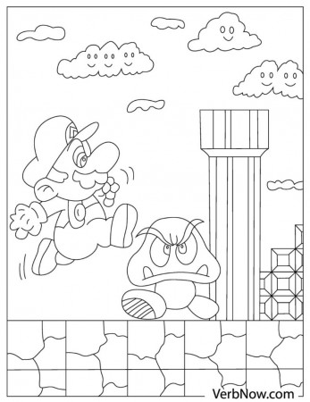 20 Free MARIO Coloring Pages Your Kids Will Love (Our Designs) - VerbNow