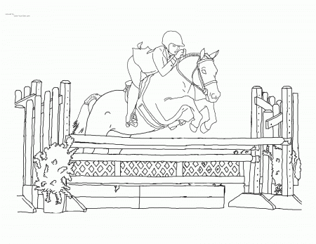 11 Pics of Horses Jumping Coloring Pages Printable - Horse ...