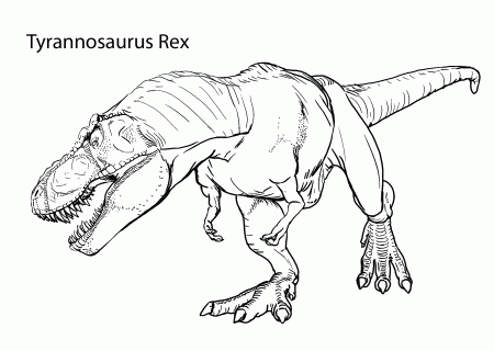 T Rex And Spinosaurus Coloring Pages - High Quality Coloring Pages