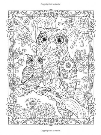 12 Pics of Owl Zentangle Coloring Pages - Printable Zentangle ...