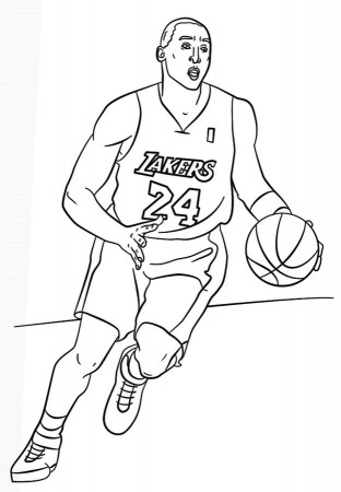 NBA Coloring Page - Hi coloring lovers!. Thanks for coming  coloringpagesfortoddlers.com. Most… | Sports coloring pages, Coloring pages,  Coloring pages inspirational