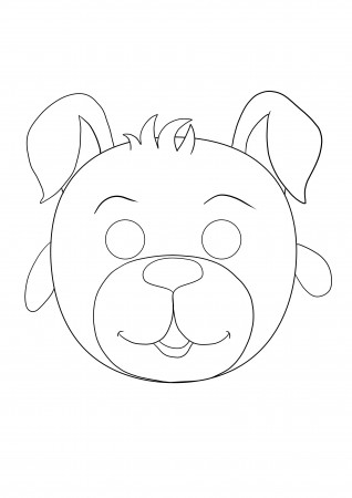 Free Printable Dog Face Mask Templates Mom Project - Coloring Home