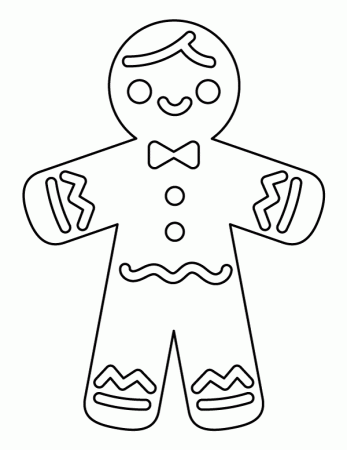 The Gingerbread Man coloring pages