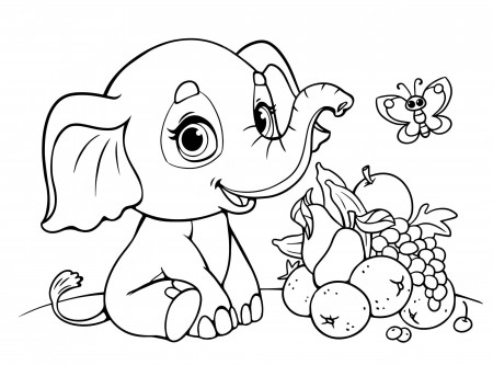 Elephant Coloring Images | Free Vectors, Stock Photos & PSD