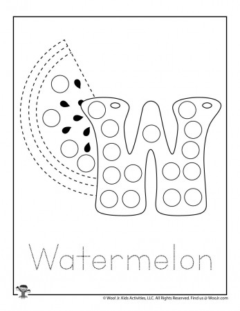 Bubble Letter Tracing Coloring Page | Woo! Jr. Kids Activities : Children's  Publishing