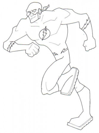Printable The Flash Coloring Page - Free Printable Coloring Pages for Kids