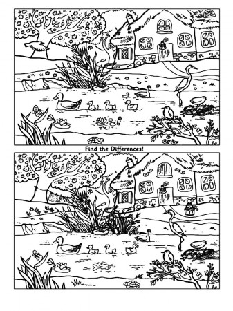 Spot the Difference coloring pages. Download and print Spot the Difference  coloring pages.