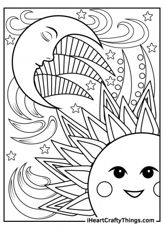 Sun And Moon Coloring Pages (Updated 2022)