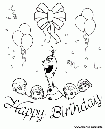Frozen Characters In Snow Colouring Page Coloring Pages Printable