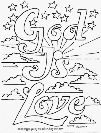 √ COLORING PAGE JOHN 3 16 Free Coloring Pages
