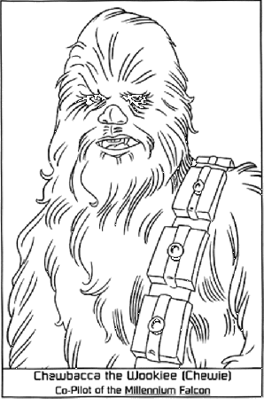 Chewbacca Coloring Page