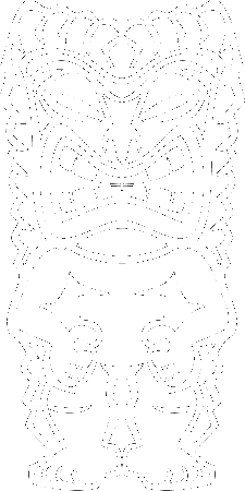 Printable Tiki Mask Coloring Pages - High Quality Coloring Pages