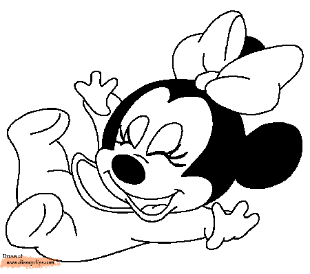 Free Baby Mickey Mouse Coloring Pages - High Quality Coloring Pages