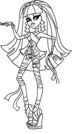 Cleo de Nile Monster High Coloring Page | Monster High Coloring ...