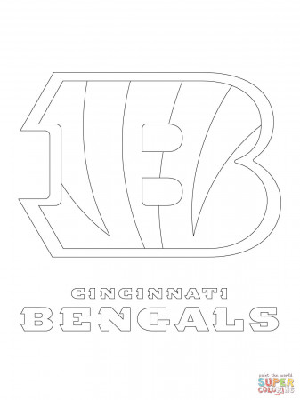 Cincinnati Bengals Logo coloring page | Free Printable Coloring Pages