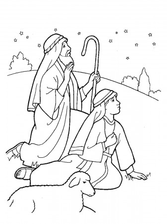 Nativity Coloring Pages | Nativity coloring pages, Christmas ...