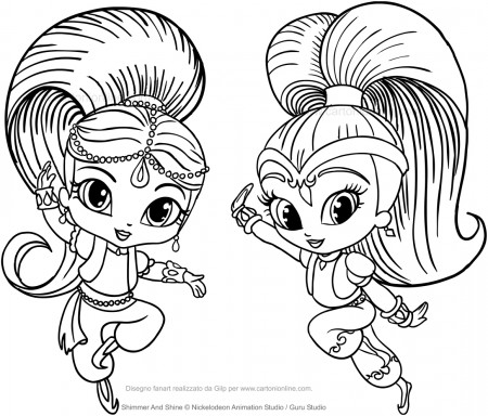 Coloring Pages : Shimmer_and_shine_03 Coloring Pages ...
