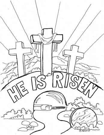 Religious Easter Coloring Pages - GetColoringPages.com
