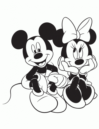 Awareness Minnie Mouse Coloring Pages On Coloring Book ...