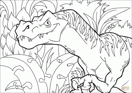 Raptor coloring page | Free Printable Coloring Pages