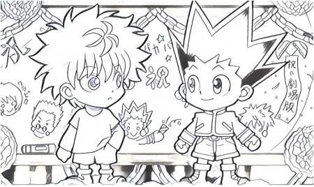 Hunter X Hunter Coloring Pages Chibi ...xcolorings.com