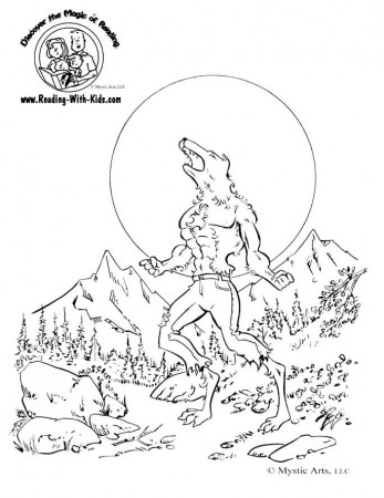 Werewolf Coloring Pages | Monster coloring pages, Halloween coloring,  Halloween coloring pages printable