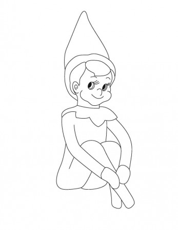 11 Pics of Elf On Shelf Printable Coloring Pages - Elf On the ...