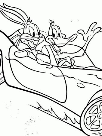 Daffy Duck And Bugs Bunny Pictures Of Looney Tunes Coloring Pages ...