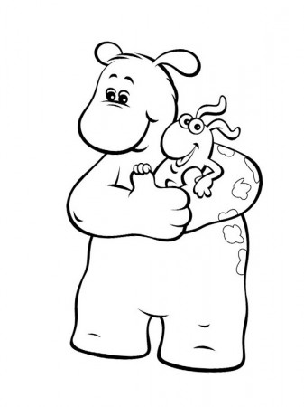 Big & Small Coloring Page - Funny Coloring Pages